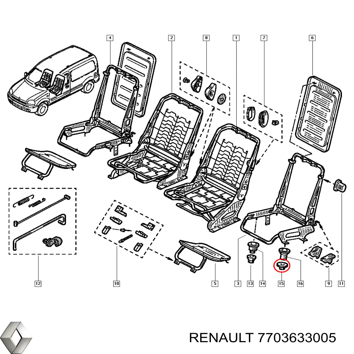  Renault (RVI) 7703633011 цена, от 7.84 USD
