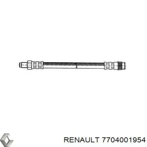 Шланг тормозной передний Renault (RVI) 7704001954 цена, от 4.35 USD