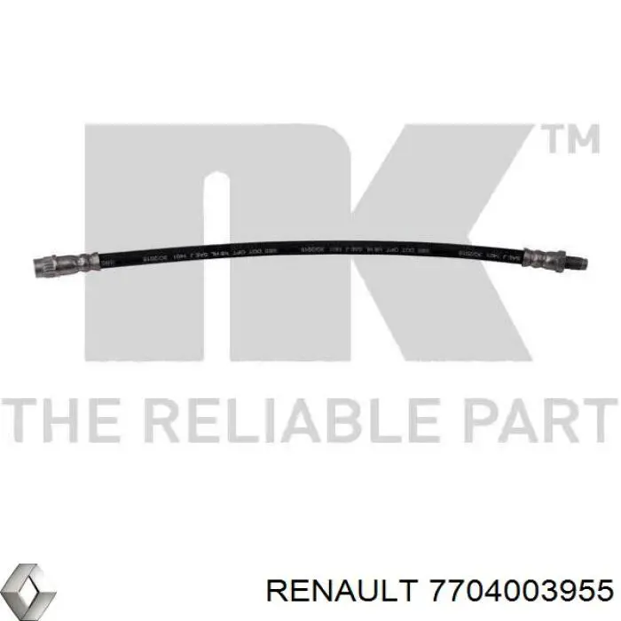 Tubo flexible de frenos 7704003955 Renault (RVI)