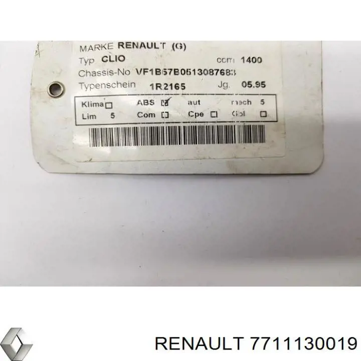 7711130019 Renault (RVI) 