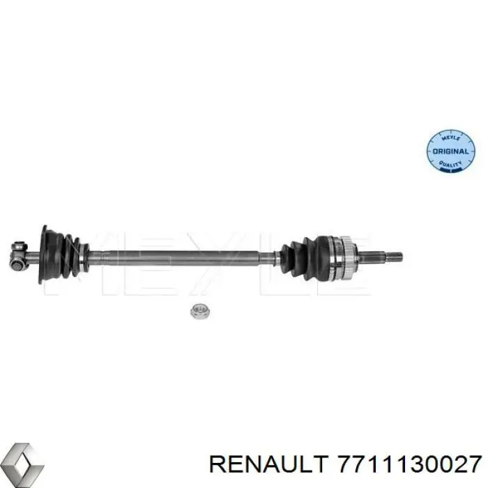 7711130027 Renault (RVI) Полуось передняя левая