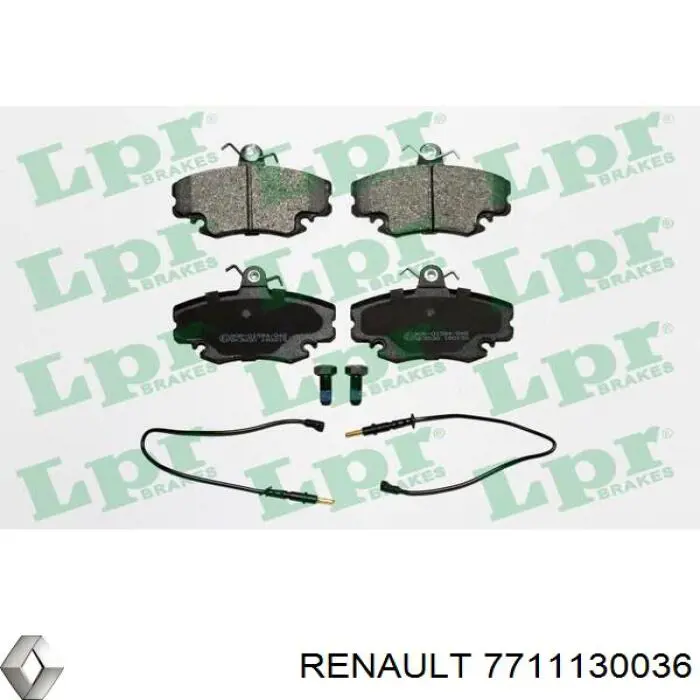 Купить 7711130036 Renault (RVI) Колодки тормозные