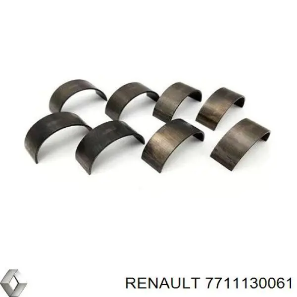 Вкладыши шатунные 7711130061 Renault (RVI)