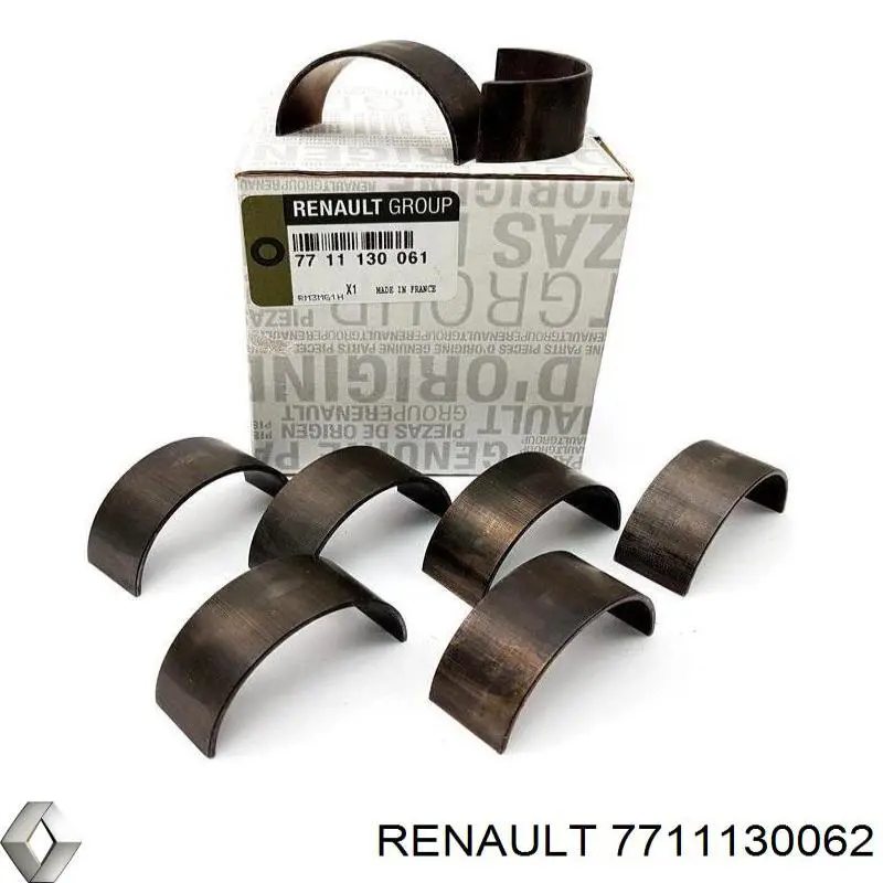 Купить 7711130062 Renault (RVI) Комплект шатунных вкладышей