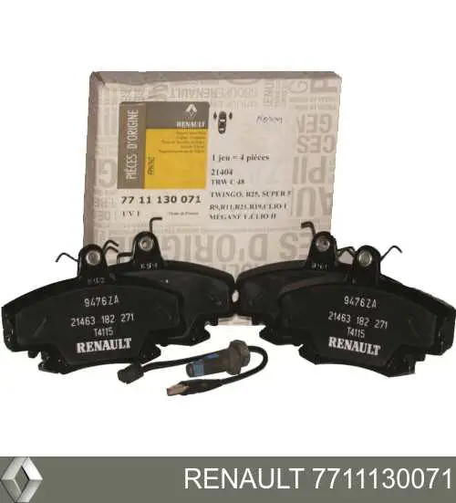 Колодки Renault (RVI) 7711130071 цена, от 33.47 USD