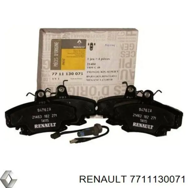 7711130071 Renault (RVI) Колодки передние