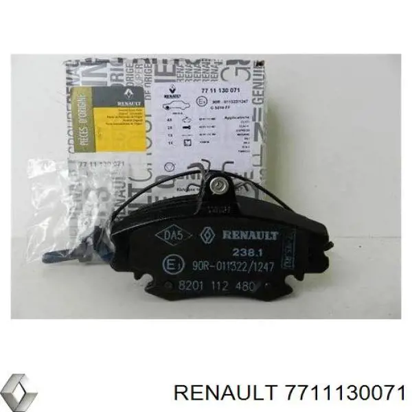 Купить 7711130071 Renault (RVI) Колодки тормозные