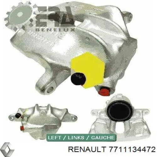 Тормозной суппорт Renault (RVI) 7711134472 цена, от 10.65 USD