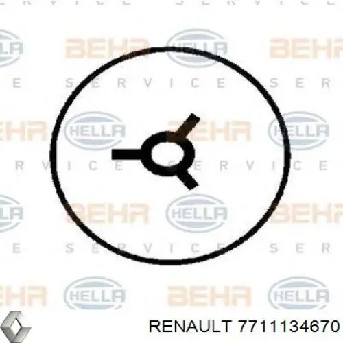 7711134670 Renault (RVI) компрессор кондиционера