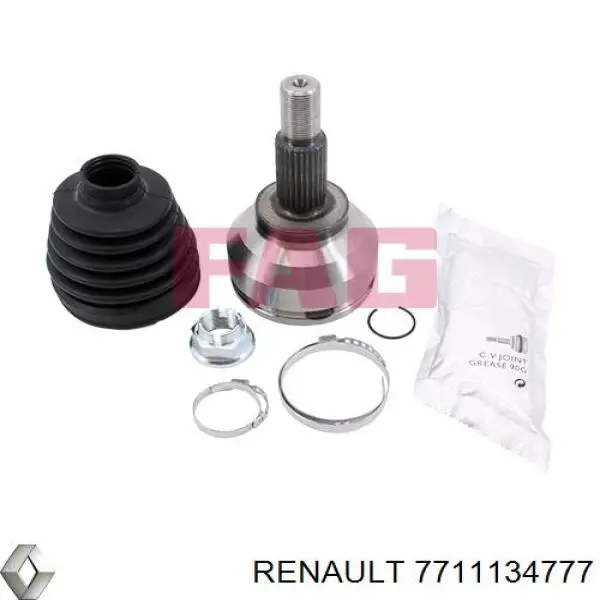 Левая полуось Renault (RVI) 7711368541