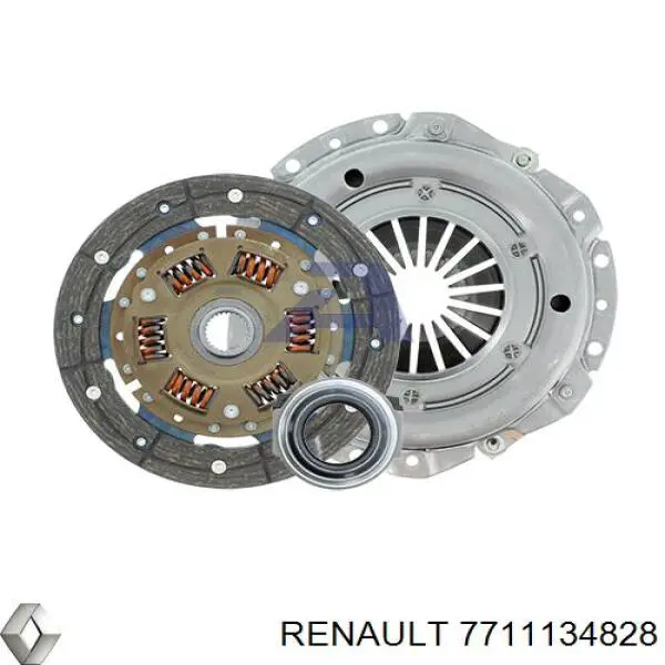 Комплект сцепления (3 части) Renault (RVI) 7711134828 цена, от 56.74 USD