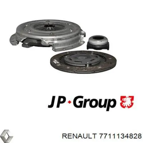 Купить 7711134828 Renault (RVI) Комплект сцепления (диск, корзина, подшипник)