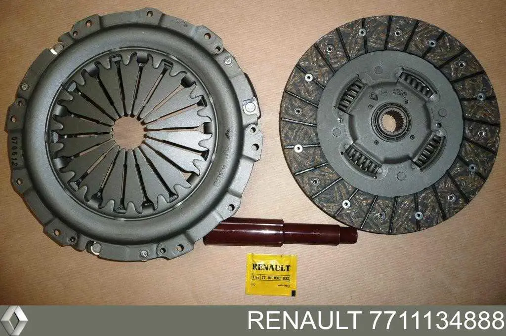Купить 7711134888 Renault (RVI) Комплект сцепления (диск, корзина, подшипник)
