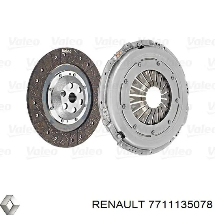 Комплект сцепления (3 части) Renault (RVI) 7711135078 цена, от 189.41 USD