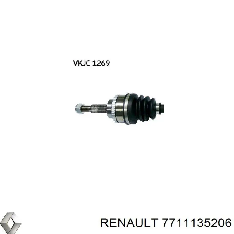 DRS6286.00 Open Parts semieixo (acionador dianteiro direito)