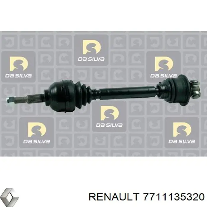 Левая полуось 7711135320 Renault (RVI)