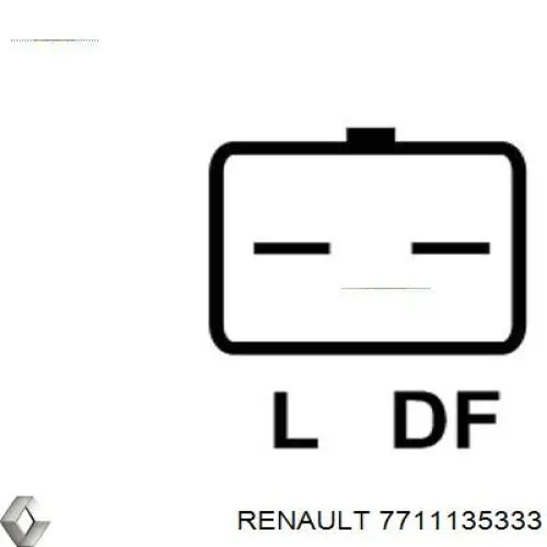 Купить 7711135333 Renault (RVI) Генератор