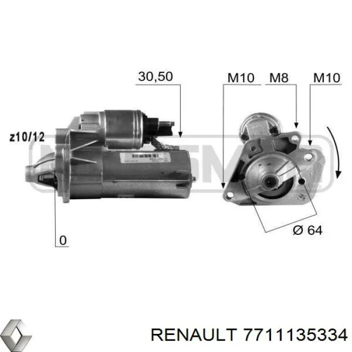 7711135334 Renault (RVI)