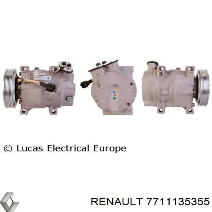Компрессор системы кондиционирования Lucas ACP942 цена, от 283.13 USD