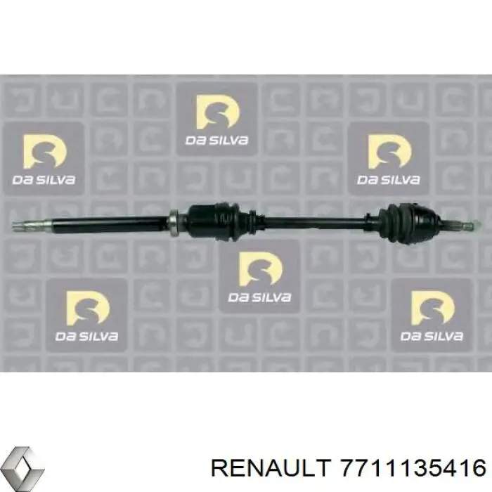 Привод передний правый Renault (RVI) 7711135416 цена, от 98.67 USD