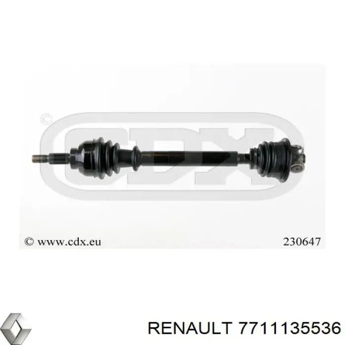 7711135536 Renault (RVI) 