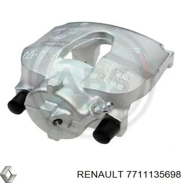 Суппорт тормозной передний правый 7711135698 Renault (RVI)