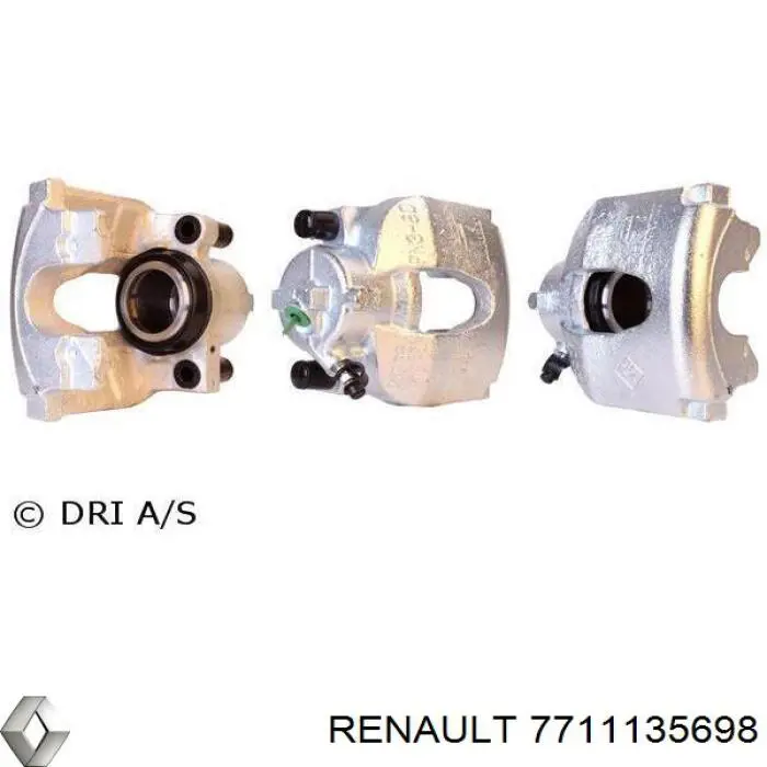 Суппорт тормозной передний правый Renault (RVI) 7711135698