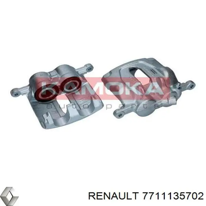 Суппорт тормозной передний правый 7711135702 Renault (RVI)