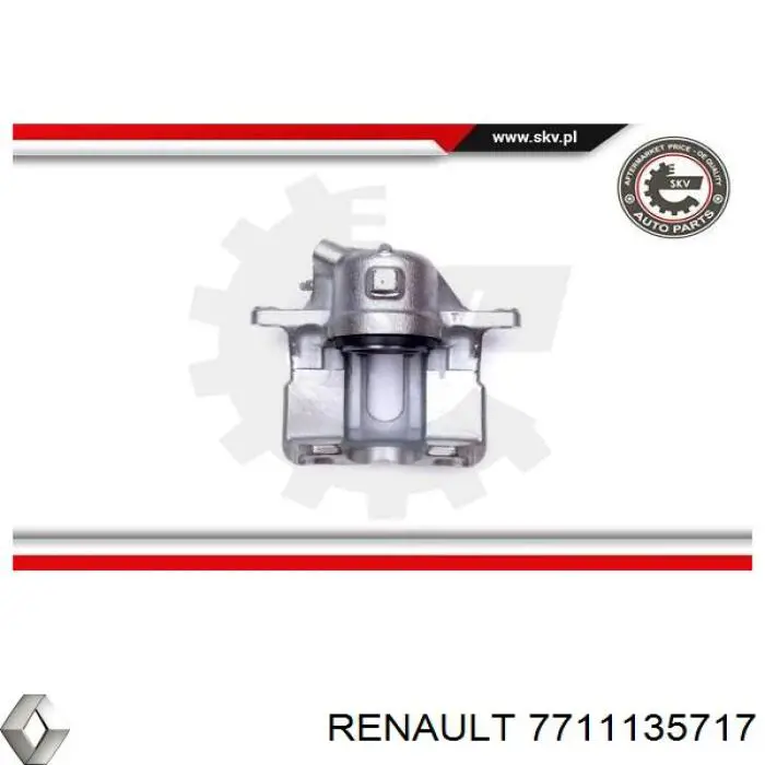 Суппорт тормозной передний левый 7711135717 Renault (RVI)