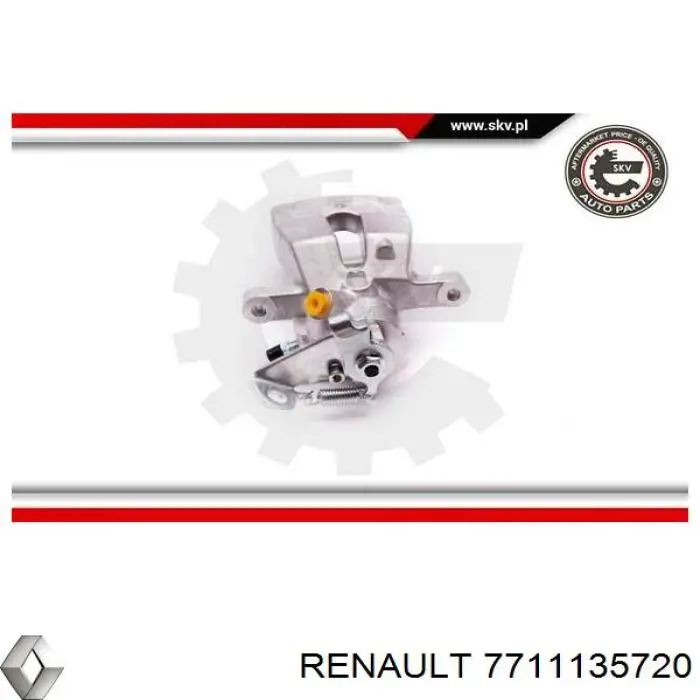 7711135720 Renault (RVI) Суппорт тормозной задний правый