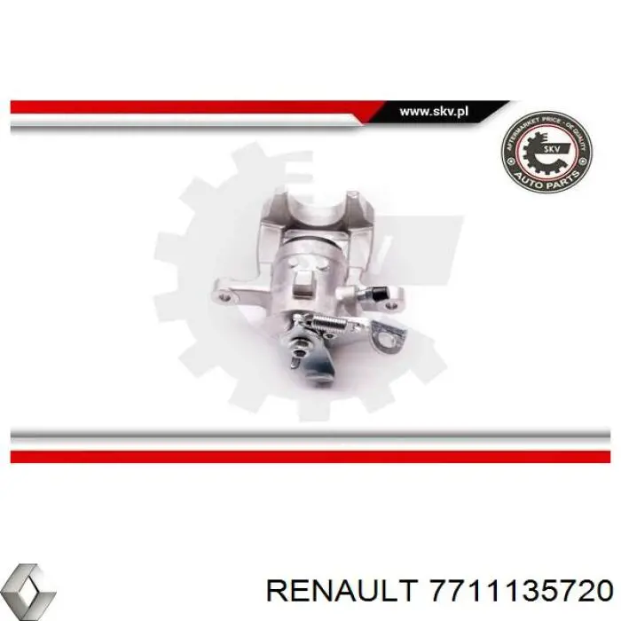 Тормозной суппорт правый задний Renault (RVI) 7711135720 цена, от 45.90 USD