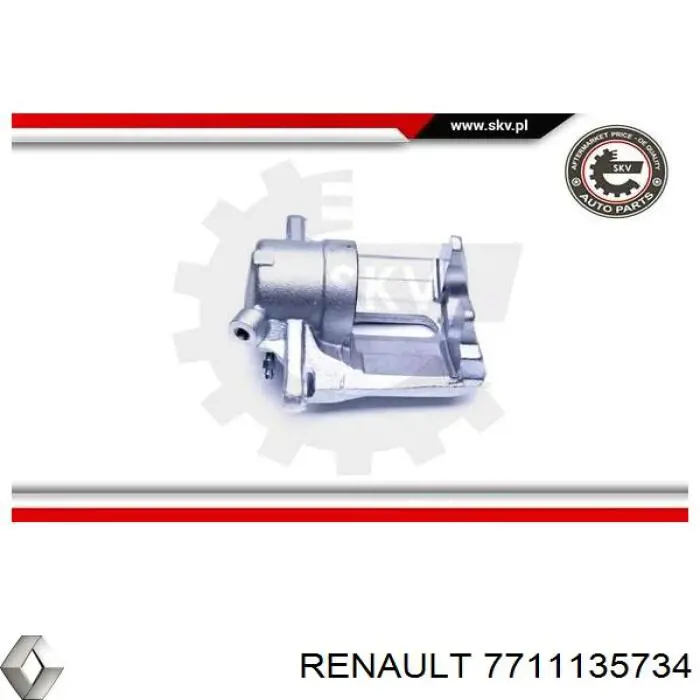 Купить 7711135734 Renault (RVI) Суппорт тормозной передний левый