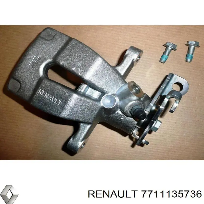 7711135736 Renault (RVI) суппорт тормозной задний левый