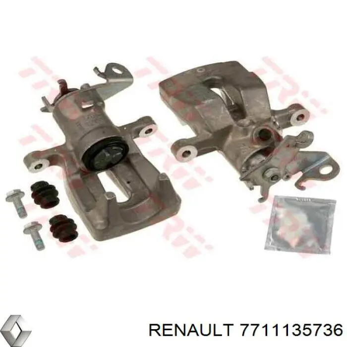 Задний левый суппорт Renault (RVI) 7711135736 цена, от 65.21 USD