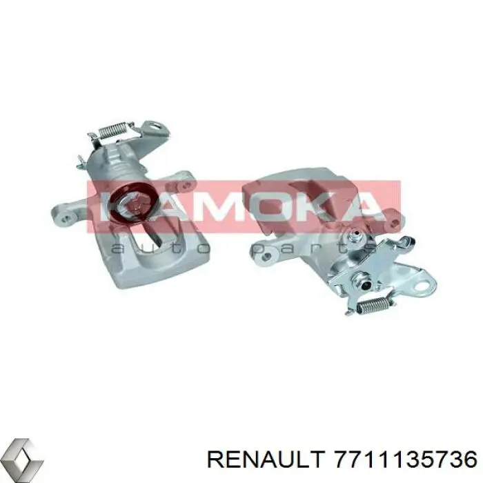 Купить 7711135736 Renault (RVI) Суппорт задний левый