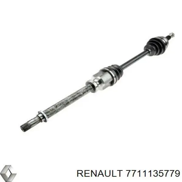 Полуось (привод) передняя правая 7711135779 Renault (RVI)