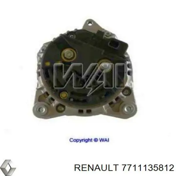 7711135812 Renault (RVI) генератор