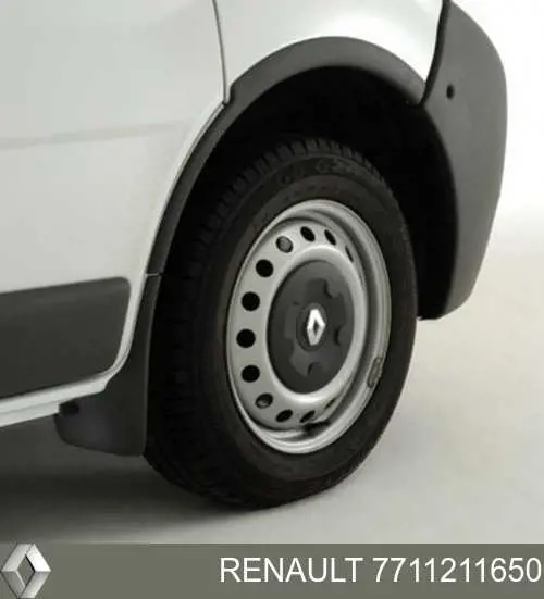 Брызговики передние, комплект на Renault Trafic II 