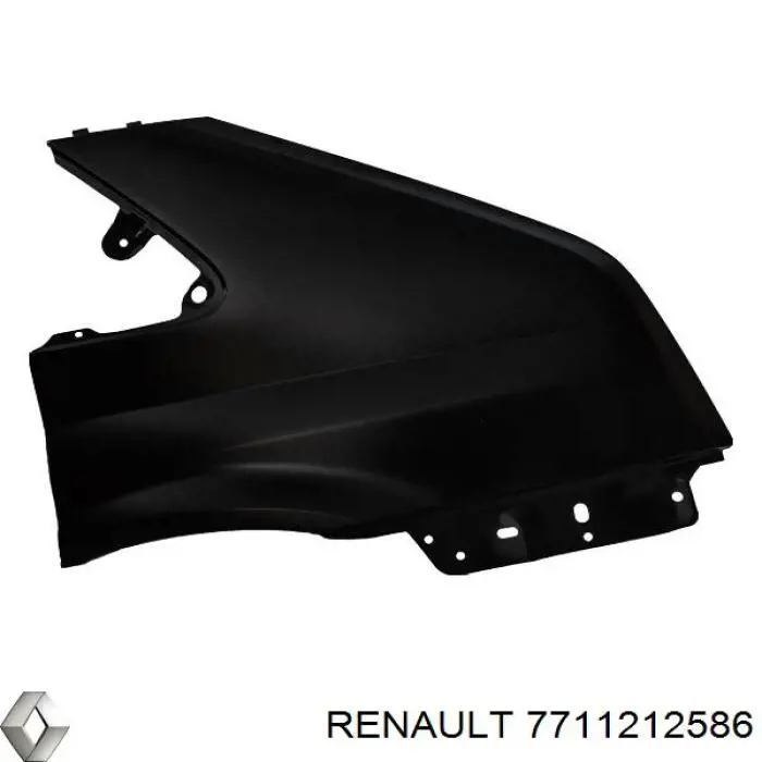Брызговики задние, комплект на Renault Laguna III 