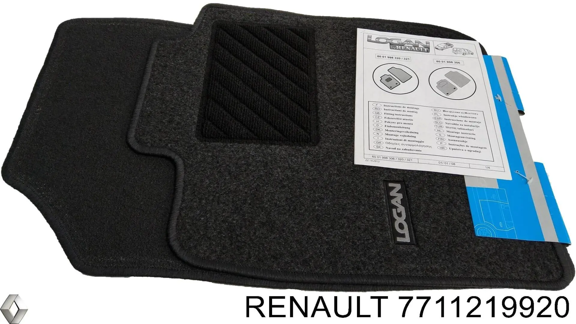 Комплект ковриков Renault Vel Satis хэтчбек (BJ0) (2002 - 2009) цена, от  