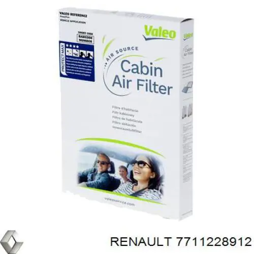 7711228912 Renault (RVI) Внутрисалонный фильтр