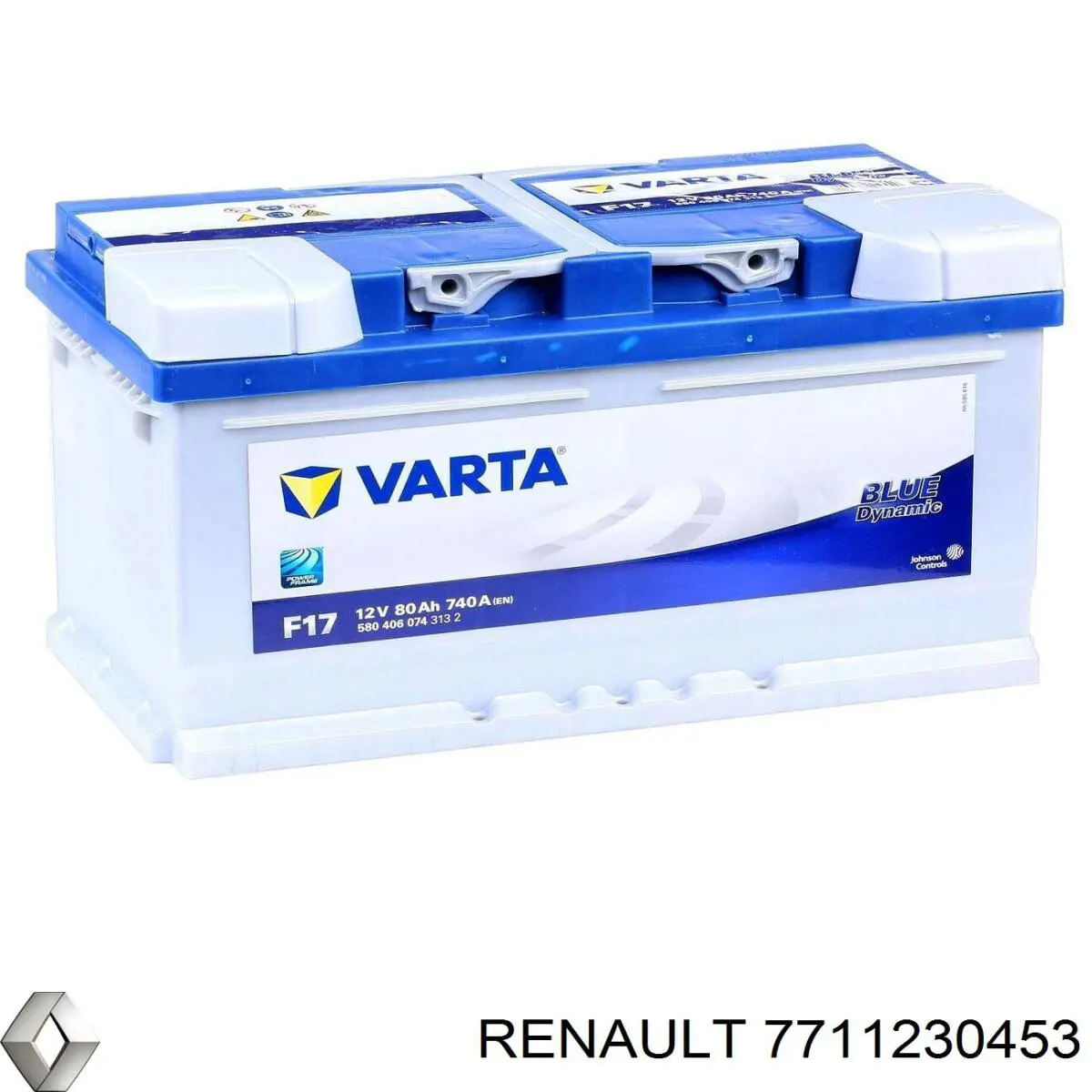 Аккумулятор Renault (RVI) 7711230453