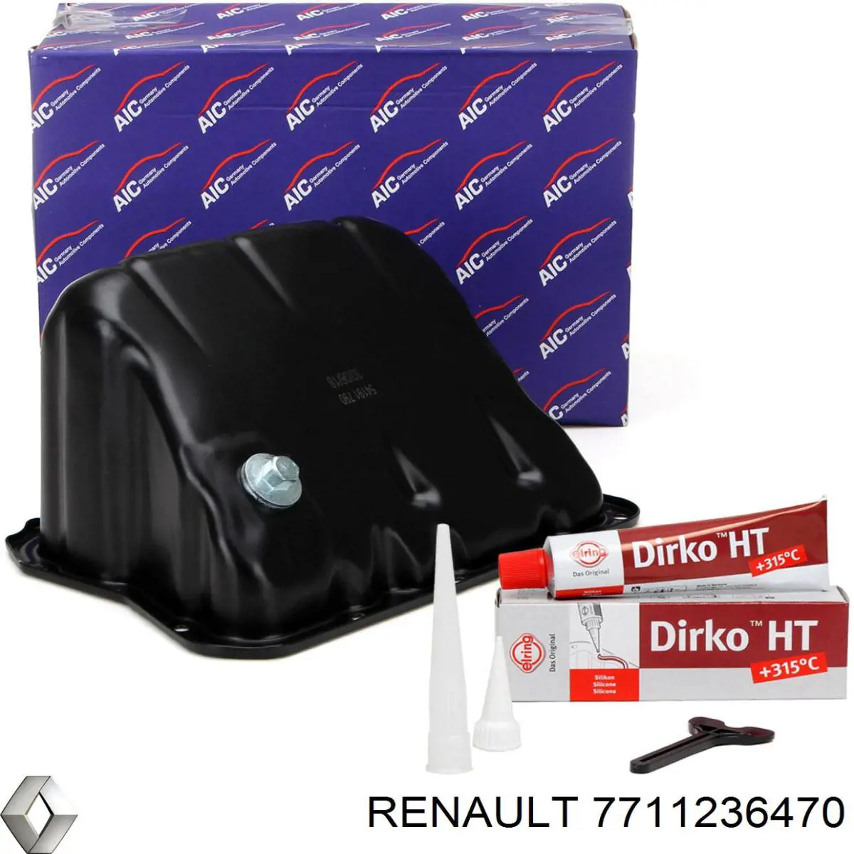 Sellador de cárter de aceite 7711236470 Renault (RVI)