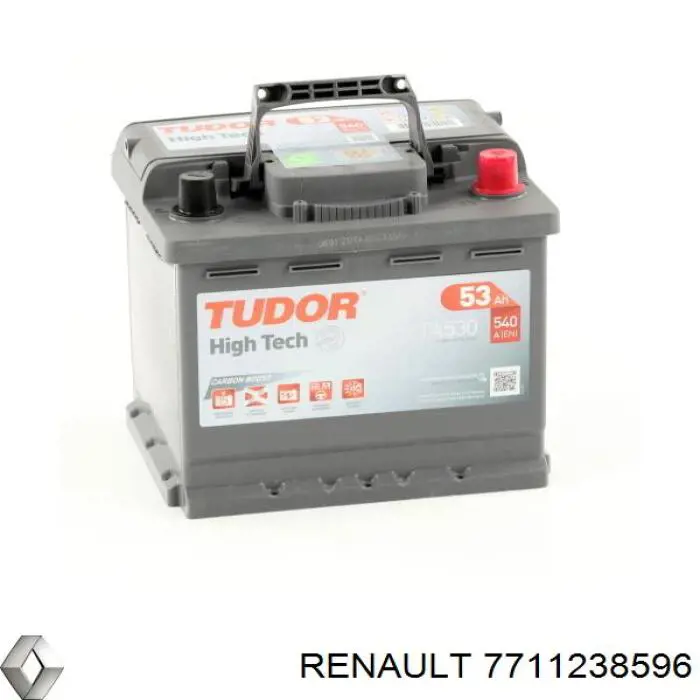 Купить Аккумулятор Renault (RVI) (7711238596)