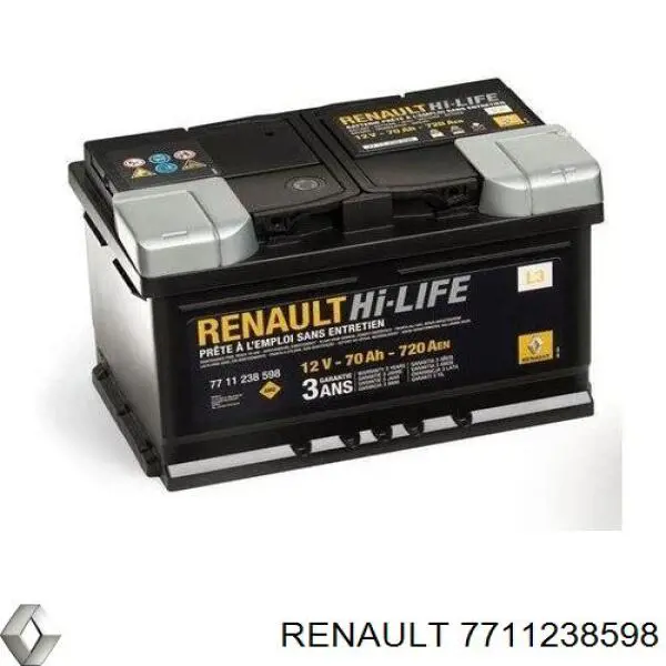 Аккумулятор 7711238598 Renault (RVI)