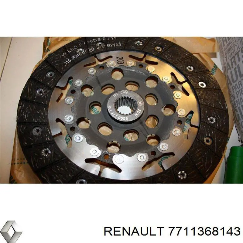 Купить 7711368143 Renault (RVI) Комплект сцепления (диск, корзина, подшипник)