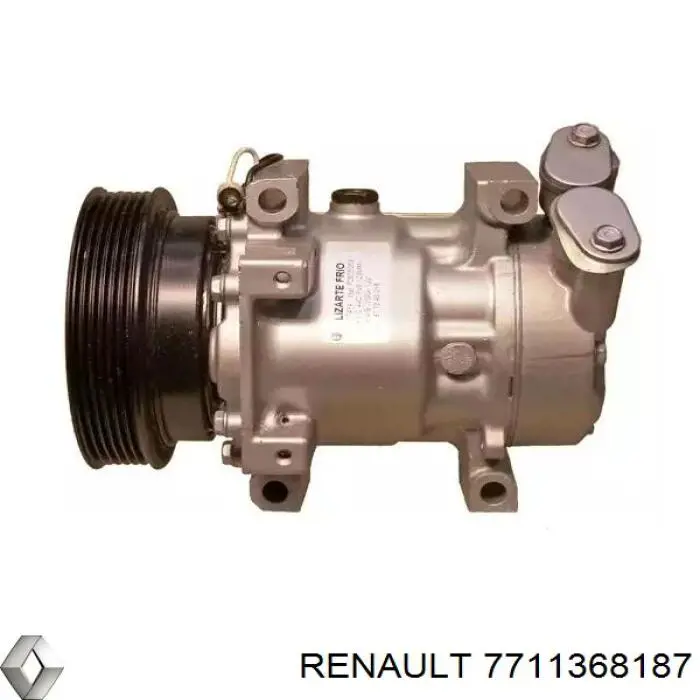 Компрессор кондиционера 7711368187 Renault (RVI)