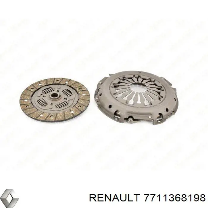 Комплект сцепления (3 части) Renault (RVI) 7711368198 цена, от 160.13 USD