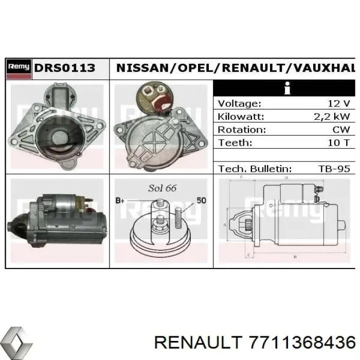 7711368436 Renault (RVI)