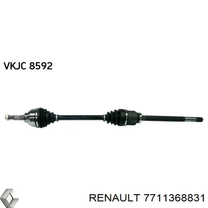 Правая полуось 7711368831 Renault (RVI)